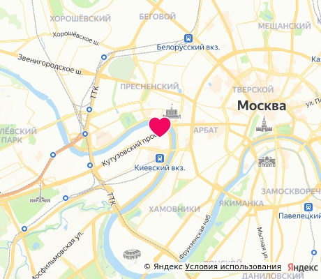 На карте