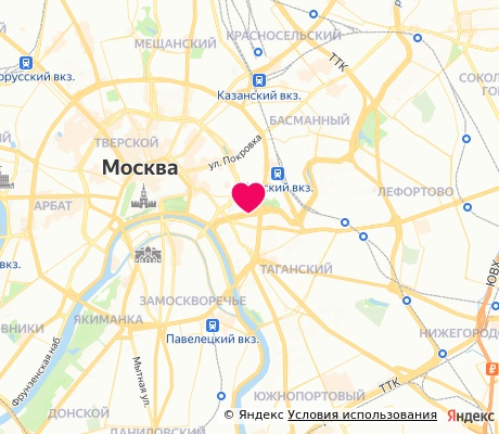На карте