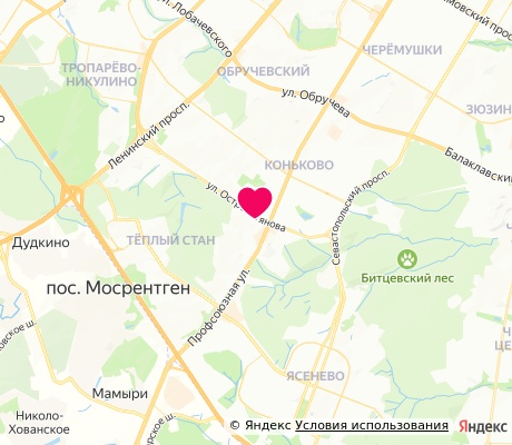 На карте