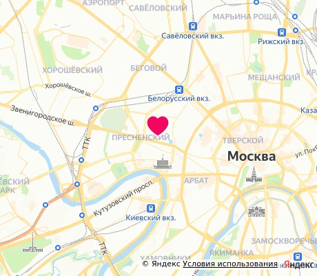 На карте