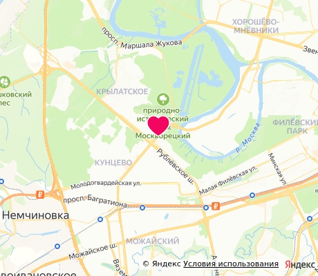 На карте