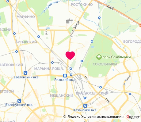 На карте