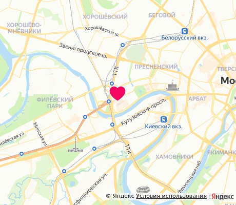 На карте