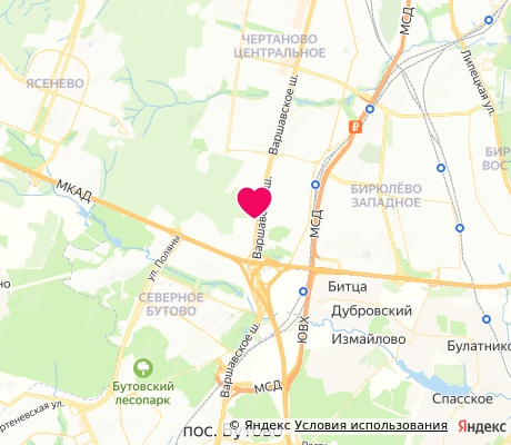 На карте