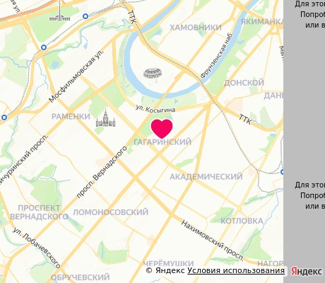На карте