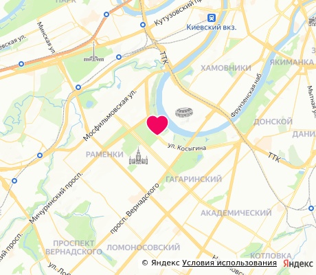 На карте