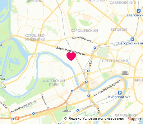 На карте