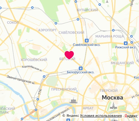 На карте