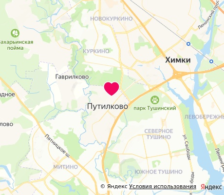 На карте