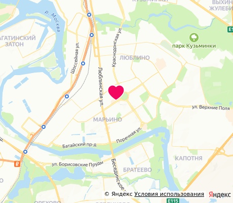 На карте