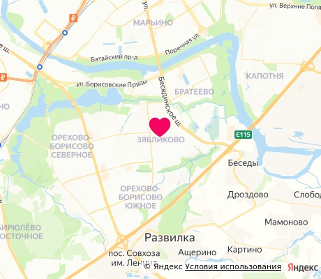 На карте
