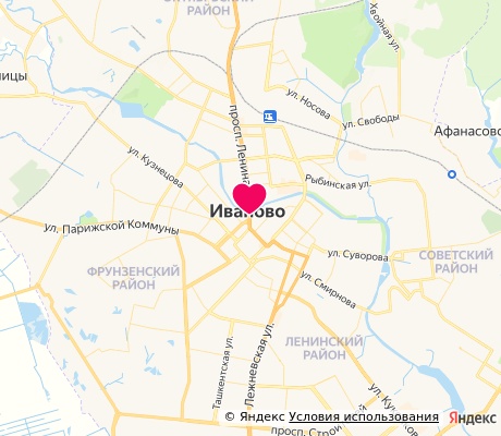 На карте