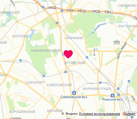 На карте