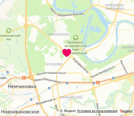 На карте