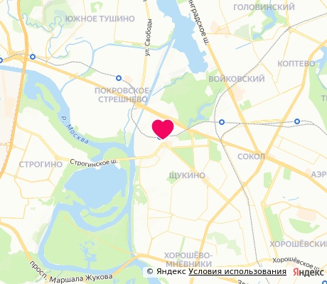 На карте