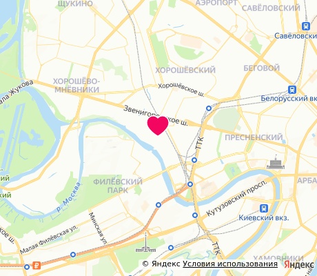 На карте