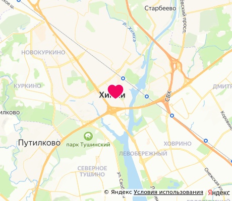 На карте