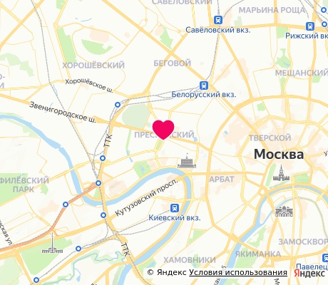 На карте