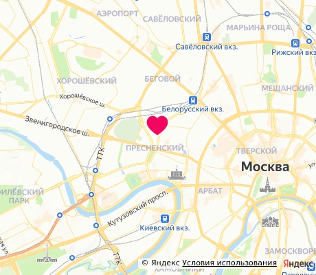 На карте