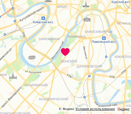 На карте