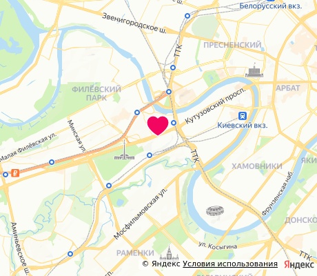 На карте