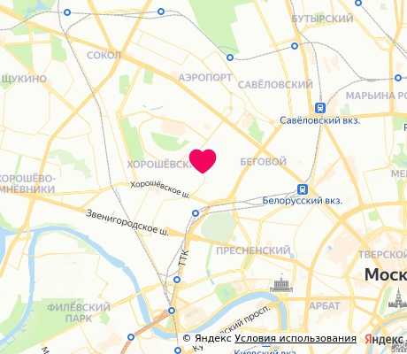 На карте