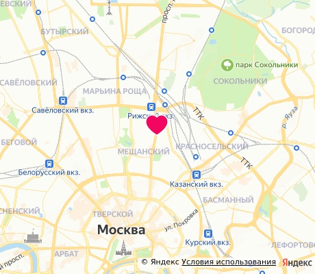 На карте