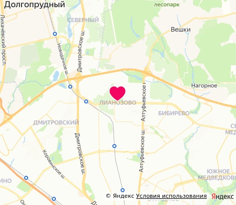 На карте