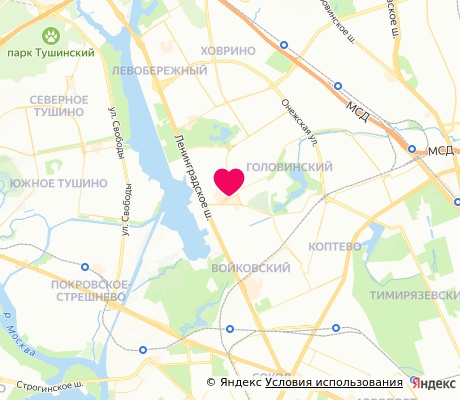 На карте