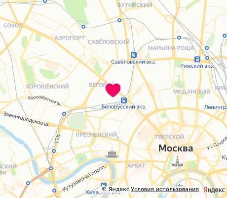 На карте