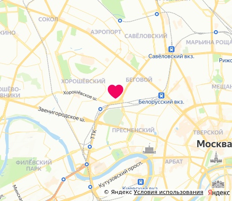 На карте
