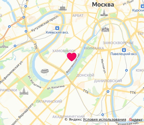 На карте