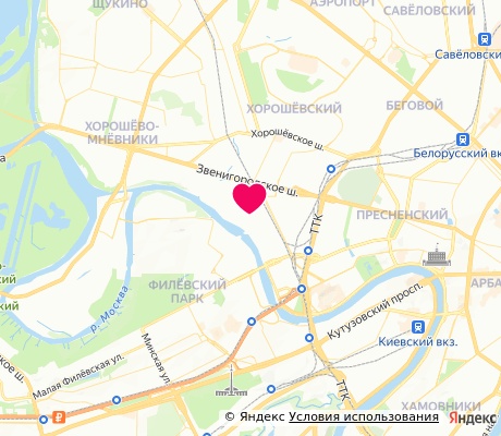 На карте