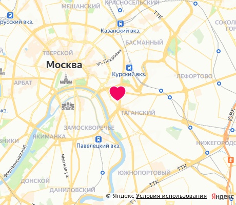 На карте