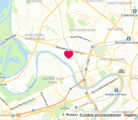 На карте