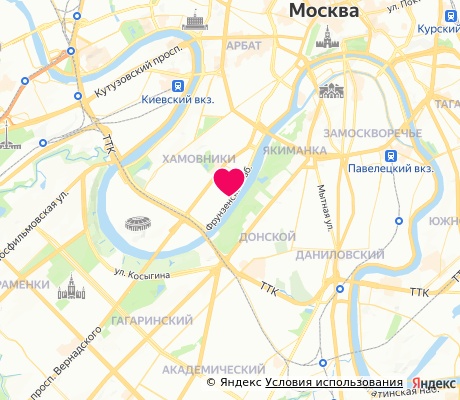На карте