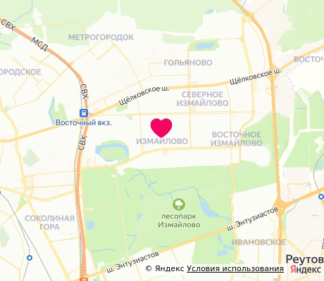 На карте