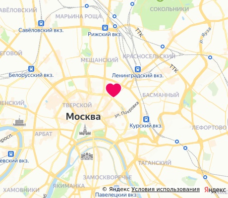 На карте