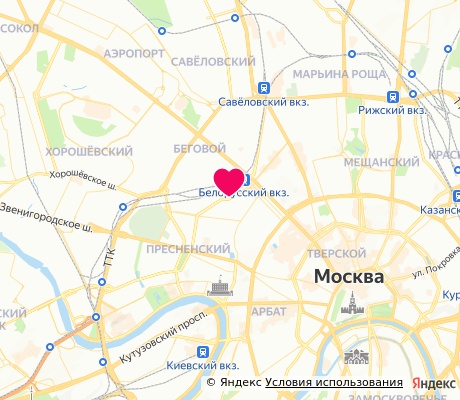 На карте