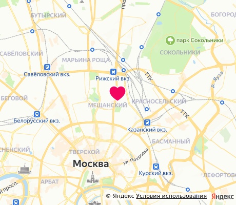 На карте