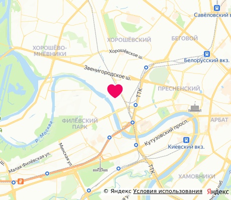 На карте