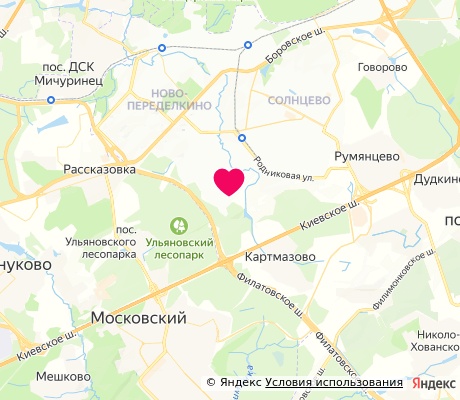 На карте