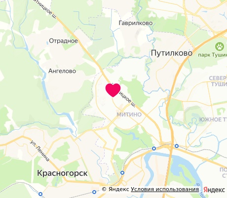 На карте
