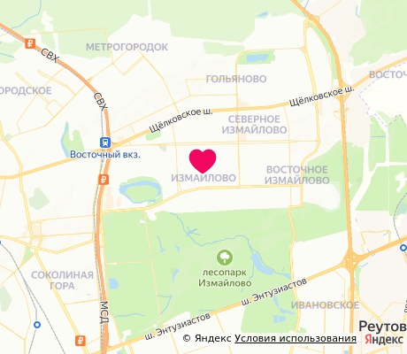 На карте