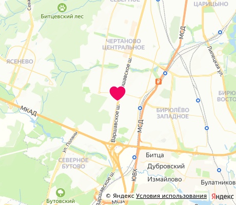 На карте
