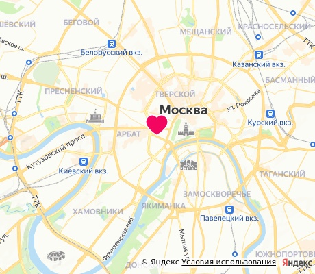На карте