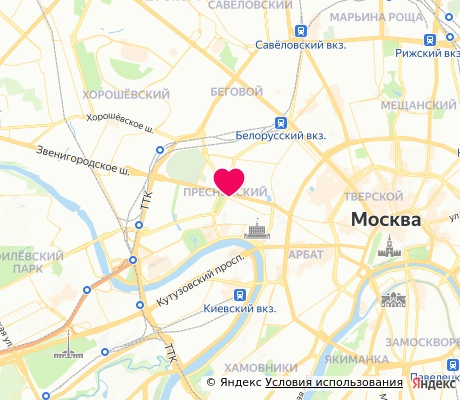 На карте