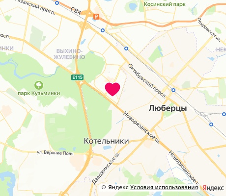 На карте