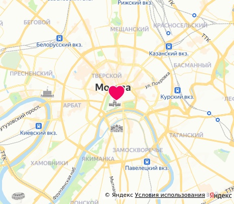 На карте