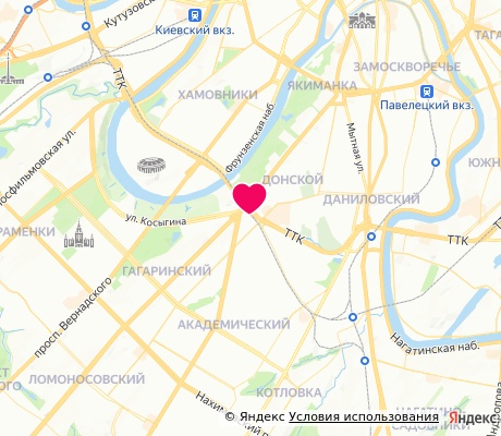 На карте